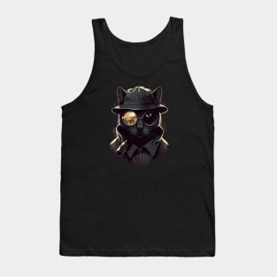 Detective cat Tank Top